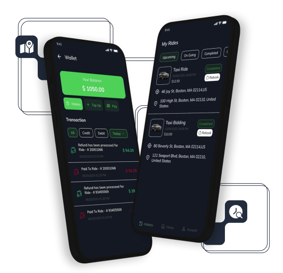 Customer App Features